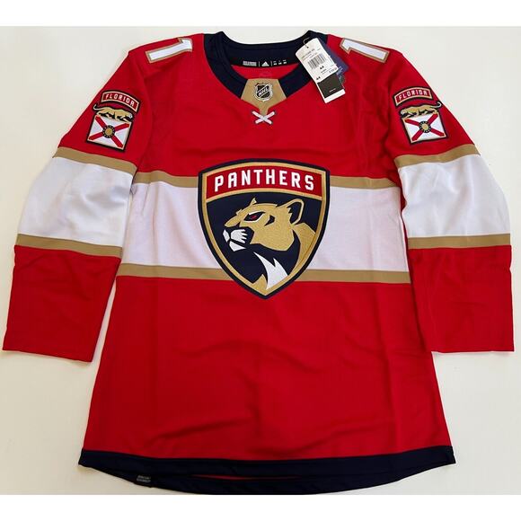 Adidas Florida Panthers Jonathan Huberdeau Jersey HB6672 Men's Size 44 - Picture 11 of 11